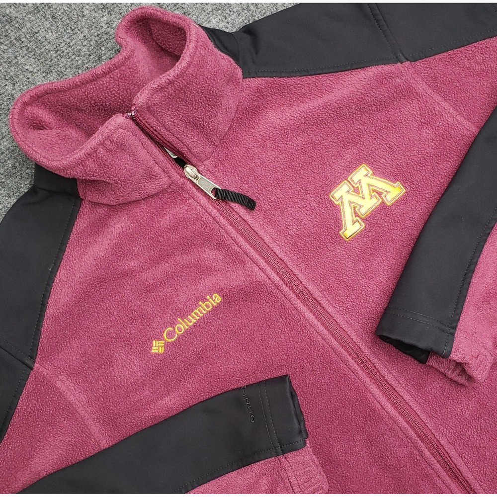 Minnesota Golden Gophers Columbia Sweater Mens Medium Fleece Pullover NCAA